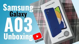 Unboxing Samsung Galaxy A03