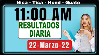 11 AM Sorteo Loto Diaria Nicaragua │ 22 Marzo 22