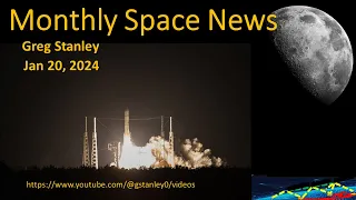 MonthlySpaceNews 2024/01: Vulcan, 2 lunar missions, satellite communication, yearly launch summary