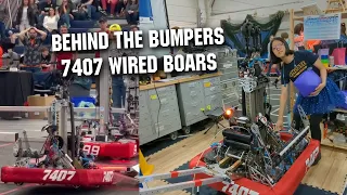 Behind the Bumpers | 7407 Wired Boars | Charged Up Robot