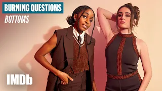 'Bottoms' Cast Burning Questions on the sets of IMDb