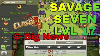 SAVAGE SEVEN lvl17 #8PLG0PLY #clashofclans #cocattacks #coc #supercell
