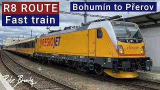 TRIP REPORT | RegioJet R8 Route | Bohumín to Přerov | Business class
