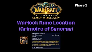 WOW Classic | Season of Discovery Phase 2 | Grimoire of Synergy Rune Guide