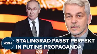 UKRAINE-KRIEG: Putins Nazi-Narrativ am Stalingrad-Tag ist ein Propaganda-Coup | WELT Analyse