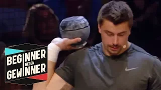 Kugelstoßen: David Storl und die 20 Kilo Kugel | Teil 2 | Beginner gegen Gewinner | ProSieben