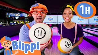 Blippi and Meekah Go Bowling! | Blippi- Sports & Games Cartoons for Kids