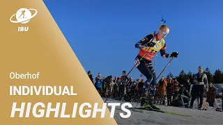 Oberhof 2023: Men Individual Highlights