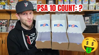 MY BIGGEST PSA SUBMISSION HAS RETURNED! (Blind Reveal with PSA 10 Comps!) 🙈