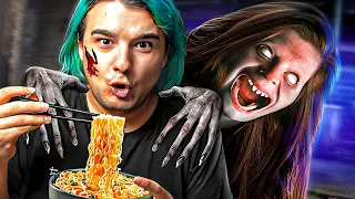 Ich esse NIE WIEDER Instant Nudeln! 😭 | 3 WTF Horror Games.. ￼