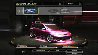 Building Ford Focus Pink Themed Street Car | Need For Speed Underground 2