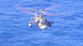 Russian Ka-52K attack helicopters promote sea battle power