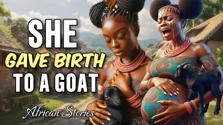 SEE HOW THIS WOMAN GAVE BIRTH TO A GOAT #stories #folktales #nollywood