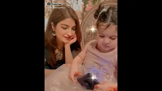 Mama daughter with kinza hashmi 😍😍