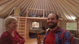 Huge Progress On Our Yurt Interior