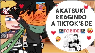 - Akatsuki reagindo a tiktok's de ✨Tobidei✨ | T/Obidei