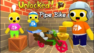 We Unlocked The New Pipe Bike Vehicle in Wobbly Life Sewers Update!