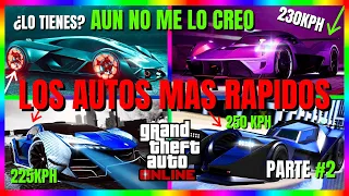 GTA5 | LOS COCHES MÁS RÁPIDOS de GTA 5 ONLINE  2023 | CLAS SUPER #2 ¿Cual es el auto mas rápido gta?