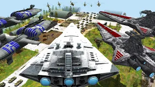 All Star Wars Armies Invade EARTH'S DEFENSES! - Gates of Hell: Star Wars Mod