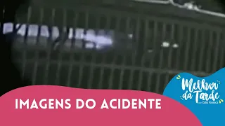 Câmera registra momento exato do acidente de Rodrigo Mussi | MELHOR DA TARDE