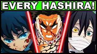 ALL 13 HASHIRA EXPLAINED AND RANKED! Every Pillar in Demon Slayer History