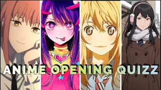30 ANIME OPENING QUIZ (BANGERS ONLY)