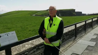 Busking at the Cliffs of Moher