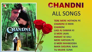 Rishi Kapoor &Sri Devi romance with Chandni movie songs।। Audio jukebox