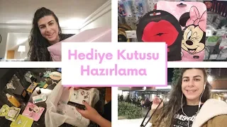 HEDİYE KUTUSU HAZIRLAMA - İçine Her Şeyden Koydum :)