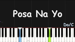 Posa Na Yo | Motema Etindi Nga | EASY PIANO TUTORIAL BY Extreme Midi