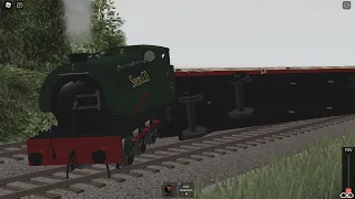 Train crash Caught On Camera Roblox