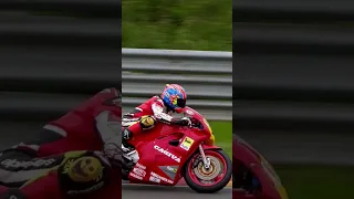 Racing Randy Mamola's Cagiva 500 at World GP Bike Legends, Sachsenring, 2016 #shorts