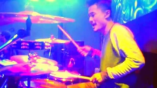 Samyak Lama - Drum cam - For the first time  by "The Script" (with Allstar band)