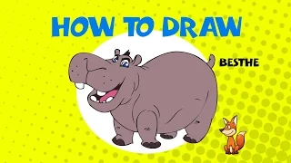 How to draw Beshte from Lion Guard - Learn to Draw - ART LESSONS