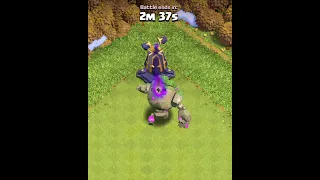 28000 Hit point Golem Vs Max Monolith #clashofclans #shorts #coc #townhall15