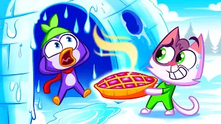 Hot Pie Ruined The Ice House! | 🔥HOT vs COLD❄️ Challenge | Kids Cartoon