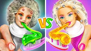 From Poor Doll to The Rich Doll 🤑🥺💃*DIY Hacks for Beauty Transformation *