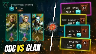 Odyssey Vs VGC Clan ⚔️ *Strongest Clan* Part -2 || Top Class Battles || Shadow Fight 4 Arena