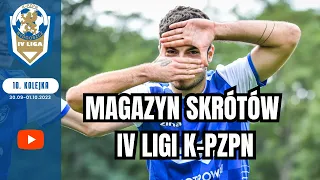 Magazyn skrótów IV ligi K-PZPN - 10. kolejka 2023/24 [WIDEO] #laczynaspilka #4liga #football