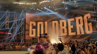Goldberg Entrance in Chicago on MONDAY NIGHT RAW