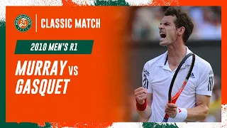 Murray vs Gasquet 2010 Men's round 1 | Roland-Garros Classic Match