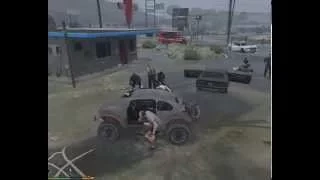 Разборка полиции и преступников GTA V на PC [Grand Theft Auto V ГТА 5] – помог полиции GTA 5 на ПК