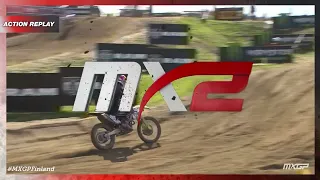 Lucas Coenen passes Elzinga | MX2 Race 2 | MXGP of Finland 2023 #MXGP #Motocross