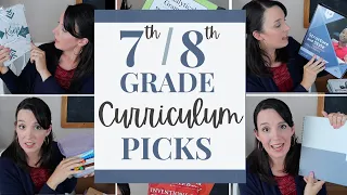 7th & 8th GRADE CURRICULUM PICKS | Middle School Homeschool Curriculum | Back to School Series 2021