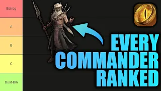 Ranking Every Commander 🔴 Lotr: Rise to War