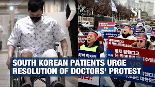 South Korean patients call for resolution of doctors' protest