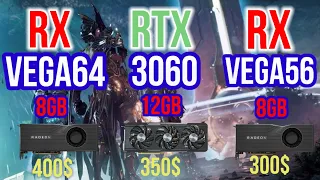 RTX 3060 VS RX VEGA64 VS RX VEGA 56 ON 1080P WITH I9 9900K BATTLEFIELD BETWEEN OLD AND NEW IN 2021