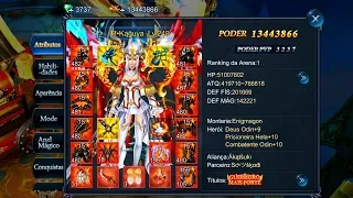 Goddess: Primal Chaos - 13.4kk SA Top#3 Monument Warrior Build Review: Ħ•Kąğuya