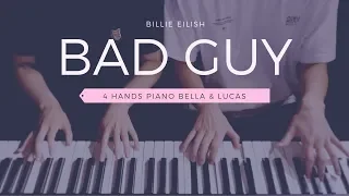 🎵Billie Eilish (빌리 아일리시) - Bad Guy | 4hands piano