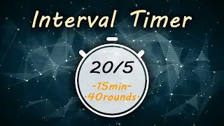 20/5 Interval Timer || Tabata 20/5 Timer || TheTimer2Go ||